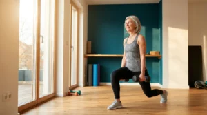 Muskelmasse Longevity – Person über 50 beim Krafttraining